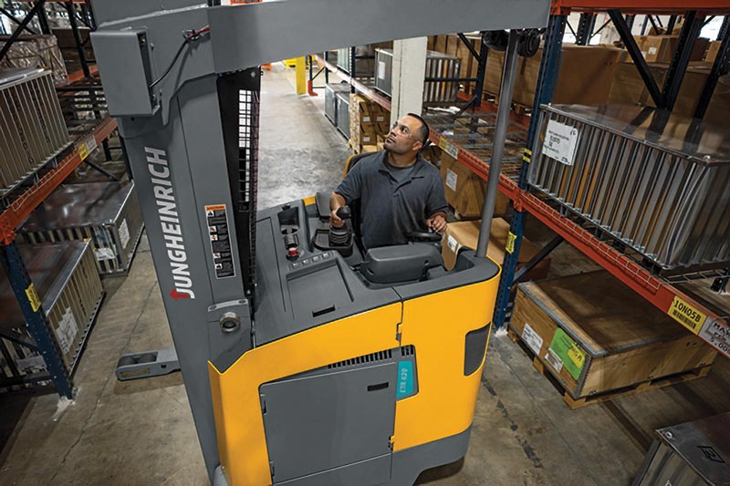 Lift truck OEMs increasingly offer trucks with sensor-based features designed to boost operator awareness and help with stability control. 
