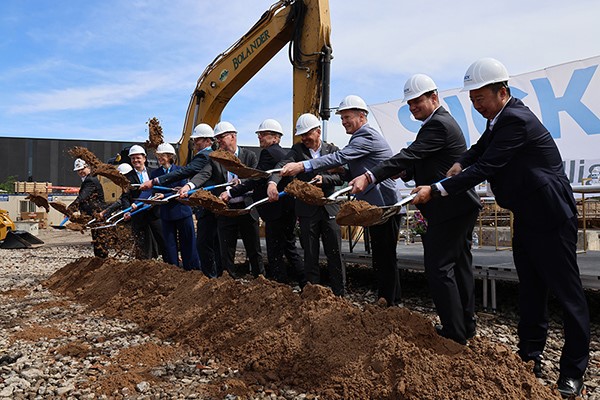 SICK and local officials celebrated groundbreaking of $64 million expansion in Bloomington, Minn., on May 22.